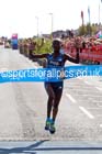 Mary Keitany wins the womens 2014 BUPA Great North Run. Photo: David T. Hewitson/Sports for All Pics